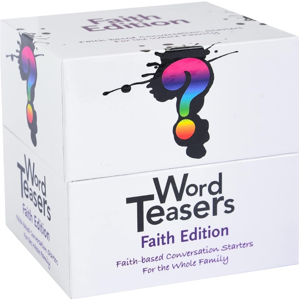 Word Teasers Faith Edition. Family & Friends Game. Stocking Stuffer Ice Breaker